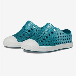 Native Jefferson Shoes Size C6 Slip On Water Saba Patina Bling Kids Toddler NIB